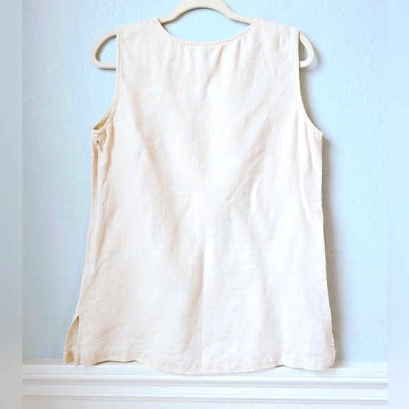 Linden Hill Linen Top | size medium - Picture 2 of 4